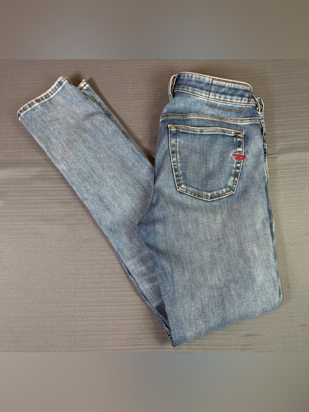 Diesel 1979 Sleenker Made in Italy Jeans Men’s 31x32 Slim Skinny Light Wash